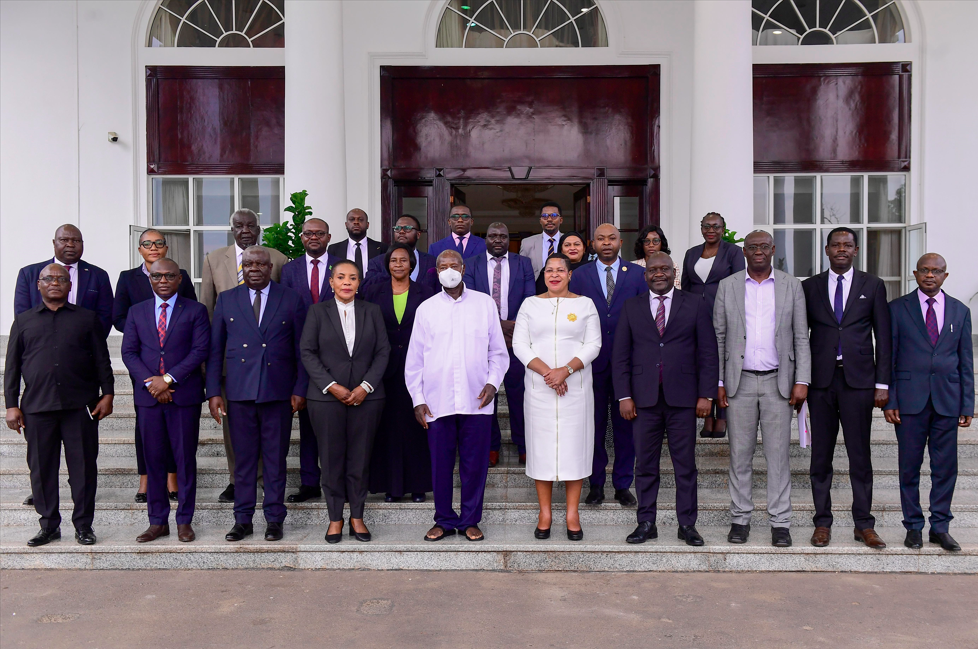 Image | Museveni meets speaker of National Assembly of Zambia