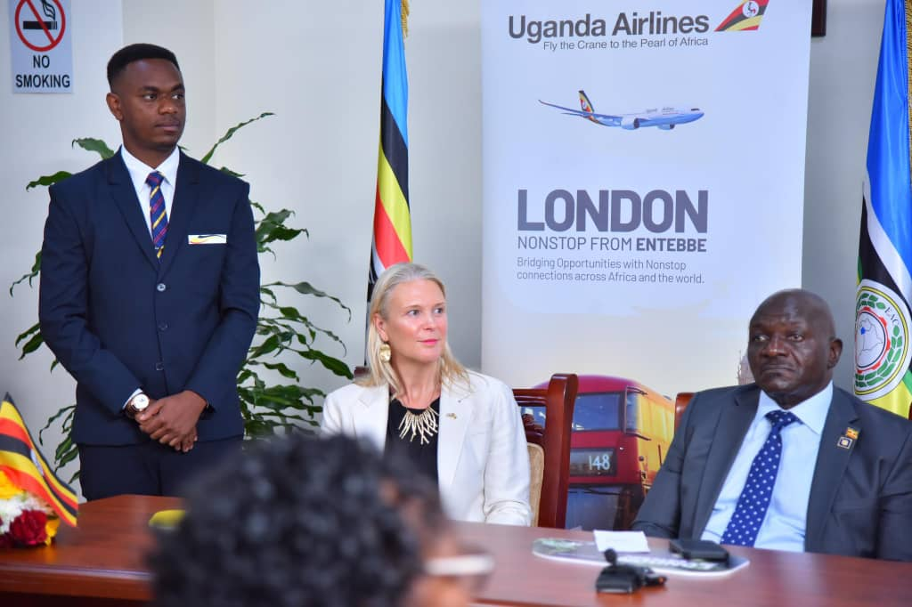 Excitement as Uganda Airlines makes maiden direct flight to London